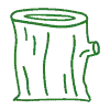 tree stump icon large